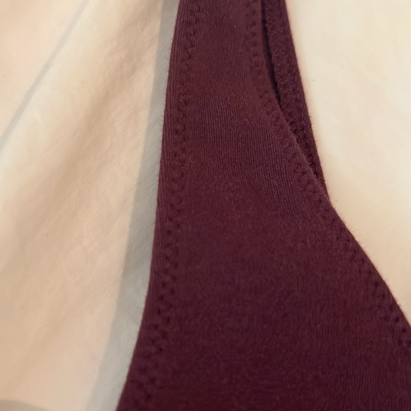 Aritzia Bodysuit Purple mauve red - ish wilfred thick material - Picture 4 of 4